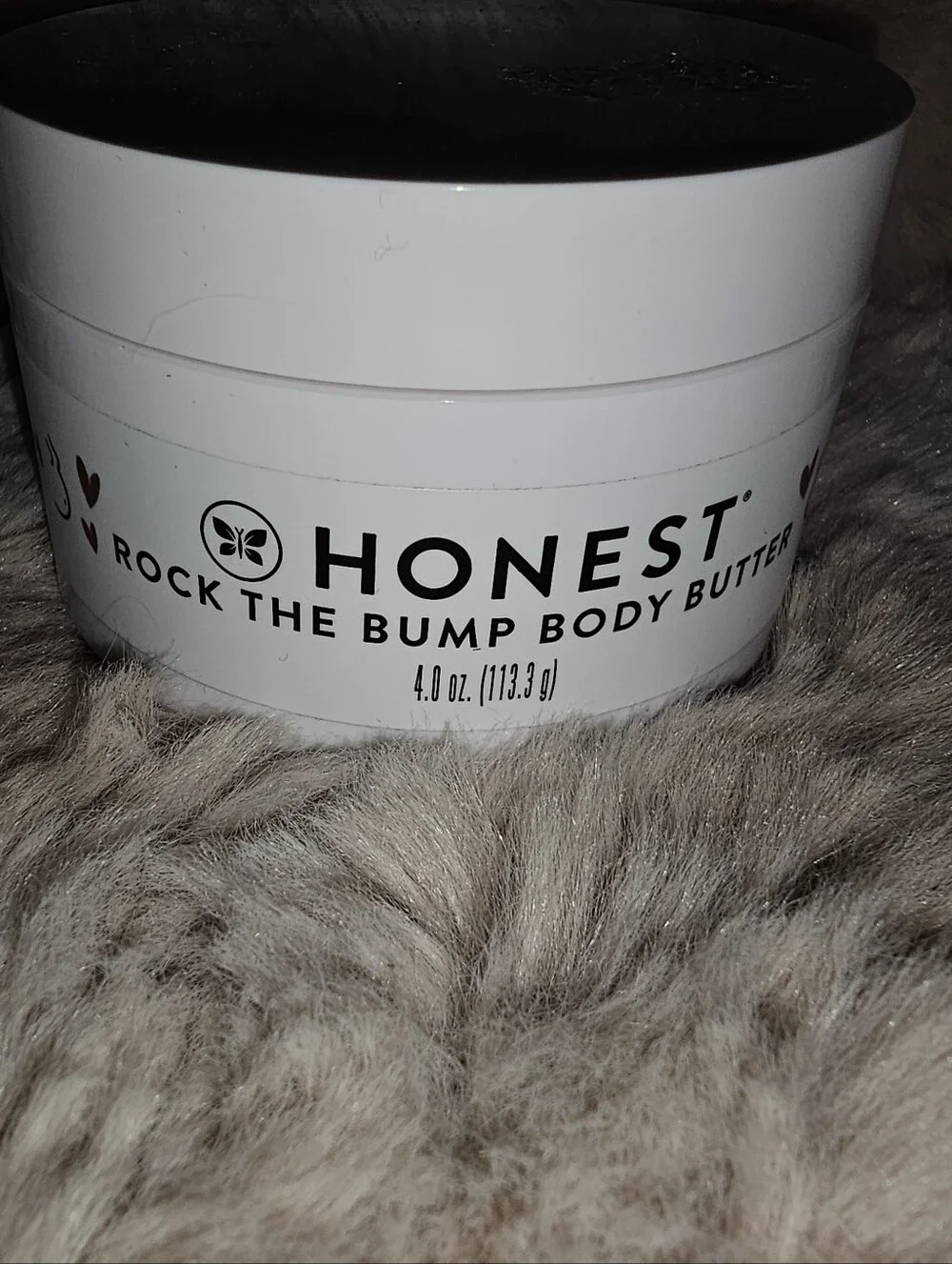 Honest Rock The Bump Body Butter 4 Oz Moisturizing & Lanolin-free Unscented